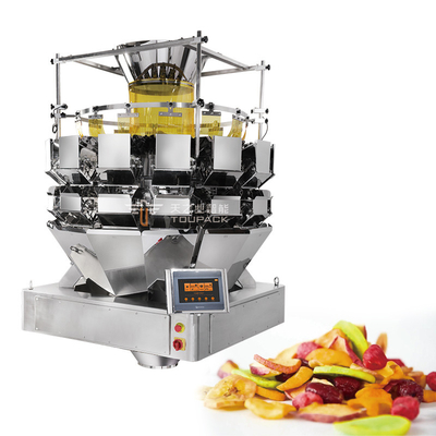 Stainless Steel 304 Tomato Packaging Machine 14 Head Multihead Weigher