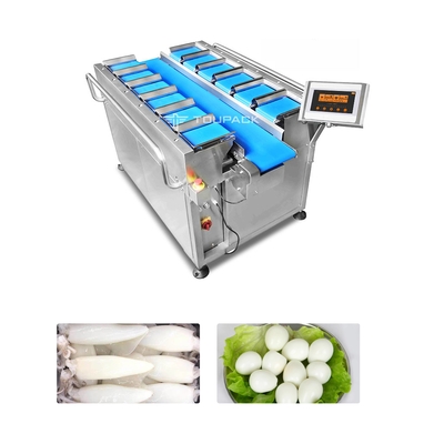 PLC Control System 12 Head Combination Weigher For Squid Cone Quail Eggs