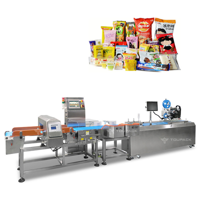 Conveyor Belt Combo Metal Detector And Check Weigher For Food Processing /Textile/ Plastic Industry