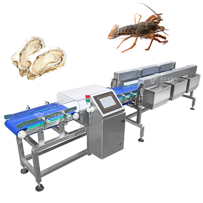 Touch Screen Weight Sorting Machine For Hairy Crabs And Chicken Automatic Multi Level Check Weigher