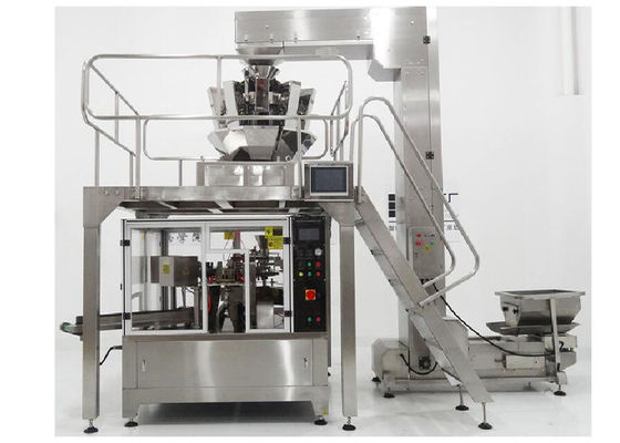 Automatic Rotary Premade Pouch Packing Machine Doypack Standup Bag Packaging