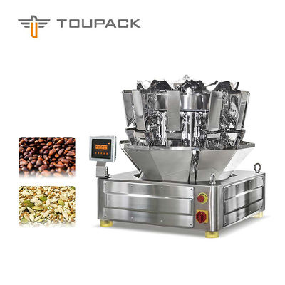 65 WPM Multihead Weigher Packing Machine 10'' Color Touch Screen