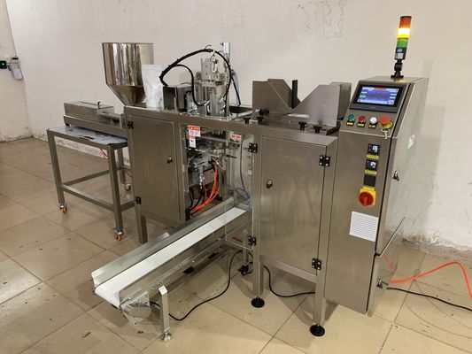 Mini Premade Pouch Filling Sealing Machine 30 bpm For Liquid Packing
