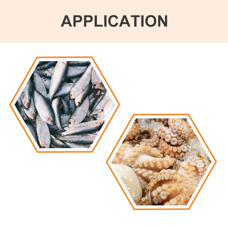 High Speed Sticky Materials Multihead Weigher 7 Head 160 Flip Type For Octopus Beef Slices