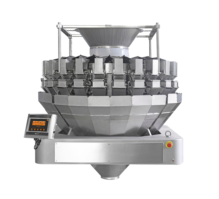 24 Head Three Layers M1.0L Multihead Weigher Machine For Nuts Mix Dried Fruit Mix