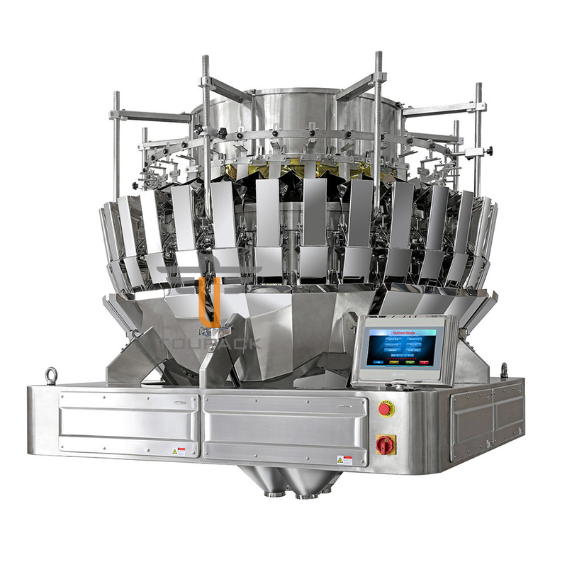 M/P 0.5L / 0.8L Blending Multihead Weigher Machine 32 Head For Raisin Dried Kiwi Dried Strawberry