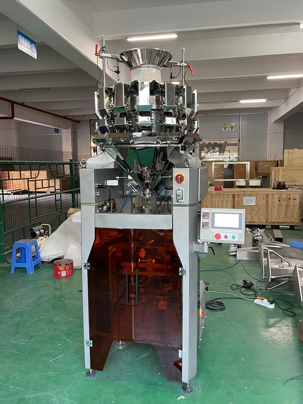 Automatic Pillow Bag Packing Machine Dried Beef Cubes Red Pepper Seeds Quad Seal Bag Packing Machine
