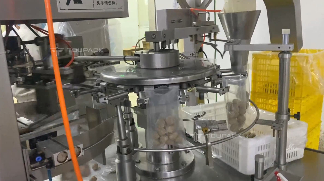 Waterproof Weigher Packing Machine Frozen Meat Ball 500g 1kg 5kg Weighing Food Packaging Machine