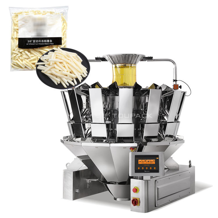 2kg 5kg Bigger Bag Frozen Food Packaging Machine Frozen French Fries Weighing Packing Machine