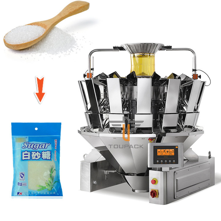 Automatic Premade Pouch Packing Machine Zipper Standing Up Bag Granule Sugar Salt Rice Grain Packaging Machine