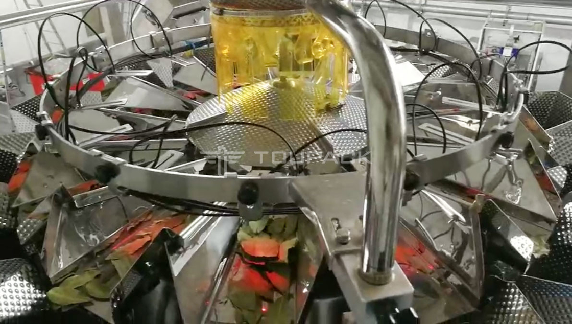 Bay Leaf Food Doy Pouch Multihead Weigher Premade Bag Doypack Multi Function Packing Machine