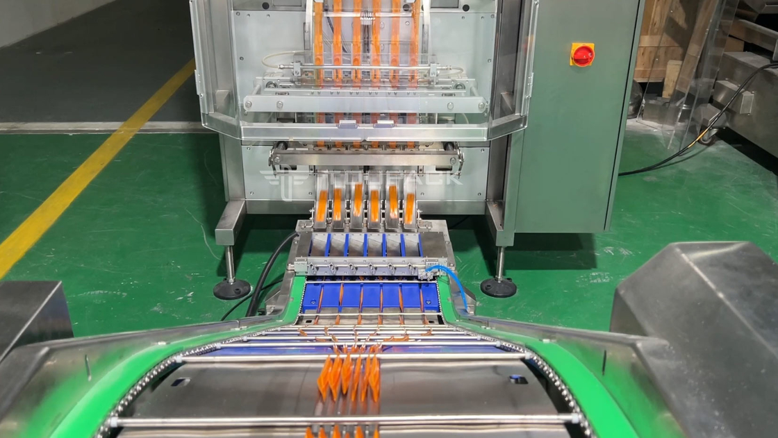 Multi-Column Package Checkweighing System Multi Lane Sachet Packing Machine Doypack Packing Machine With Check Weigher