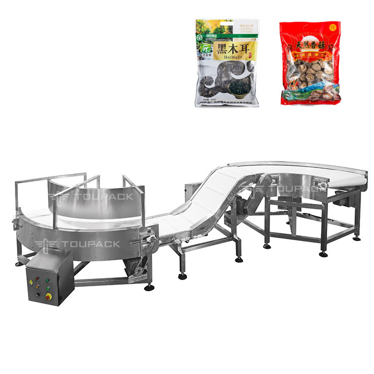 Food Grade Pvc Texture Conveyor Belt Production Line Bags Or Bulk Materials Conveyor Belt System