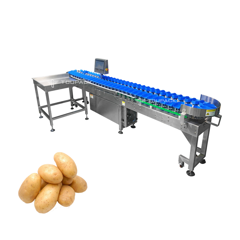 Stainless Steel Tomato Garlic Onion Sorting Machine Potato Grading Size Grader Machine Vegetable Weight Sorting Maine