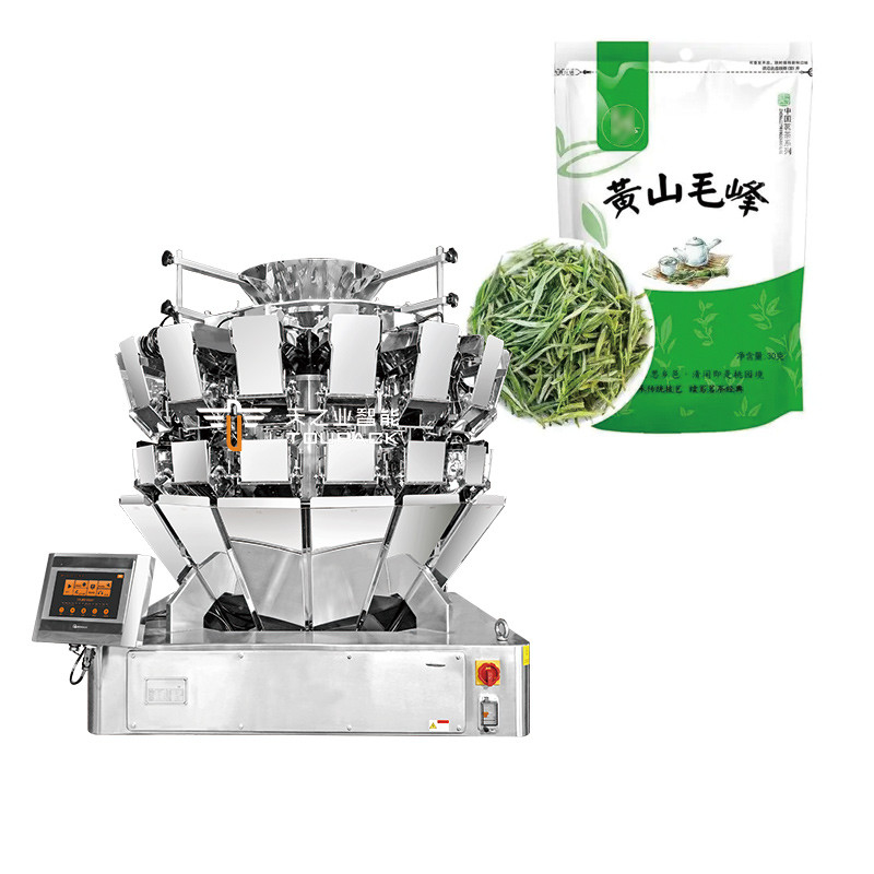 Multi-Head Weigher Bag Green Tea Packing Machine Tea Stand-Up Pouch Filling Packaging Machine