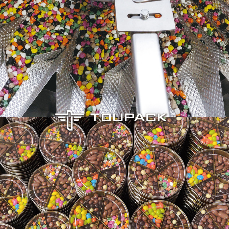 Premade Pouch Packing Machine Pellet Packing Machine Chocolate Cups Filling Machines With Date Writing