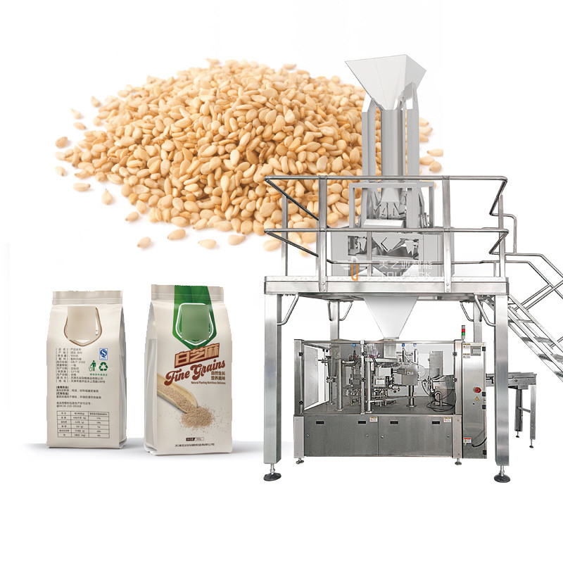 Custom 1kg 2kg 5kg Bean Cereal Dog Food Peanut Dried Fruit Rice Pouch Bag Snack Granule Packer Machine Manufacturer