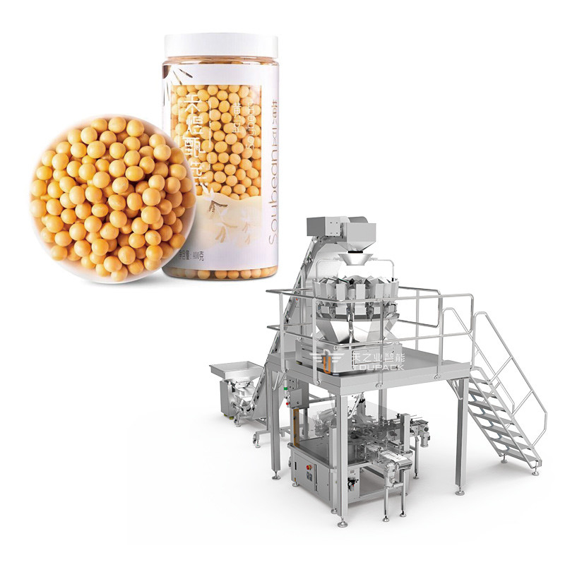 Grain Linear Weigher Oat Weighing And Packing Machine 240g 500g Peanuts Canning Packing Machine