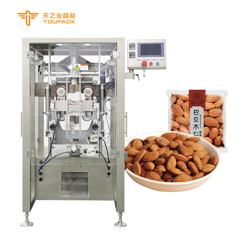 100g 200g 500g Nuts Chips Popcorn High Speed Weighing Packaging Machine
