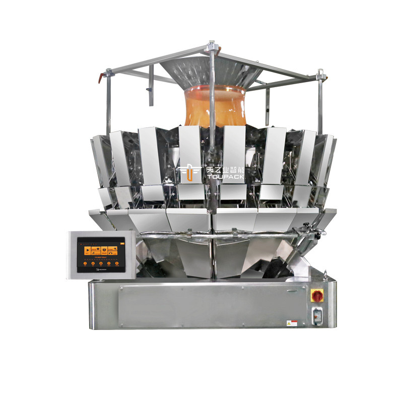 14 Hopper Multihead Weigher Automatic Doypack Packaging Machine Nitrogen Corn Chips Packaging Machine