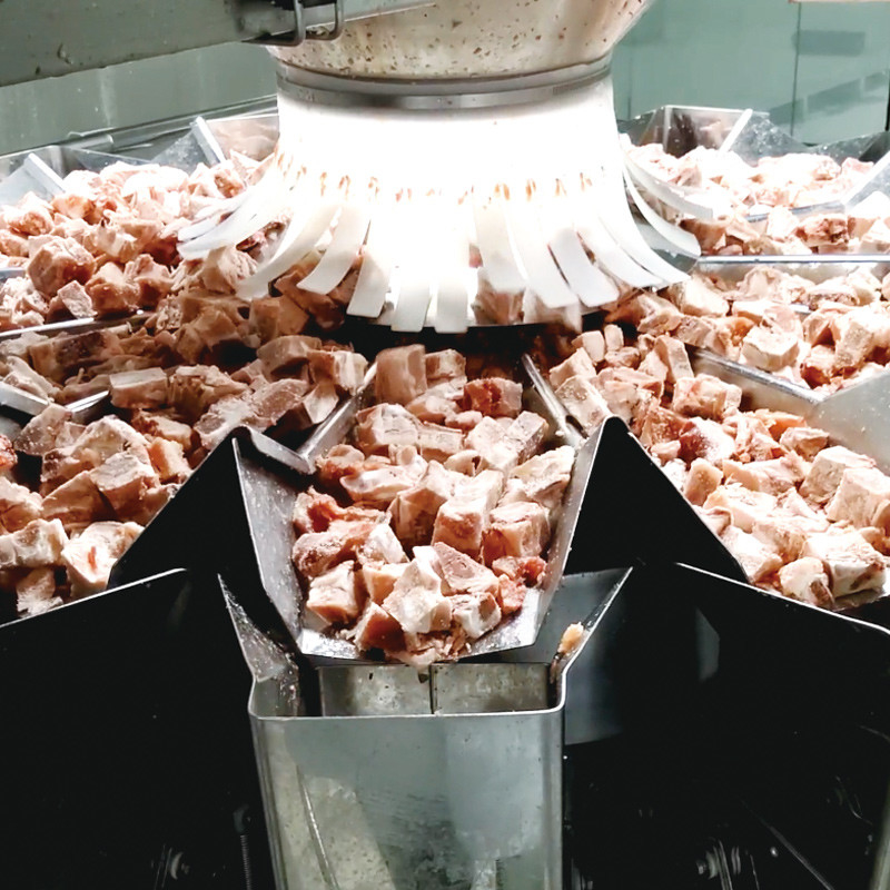 Dynamic Weighing Technology and Precision Weighing Perfect Combination for Frozen Food Packaging Machine
