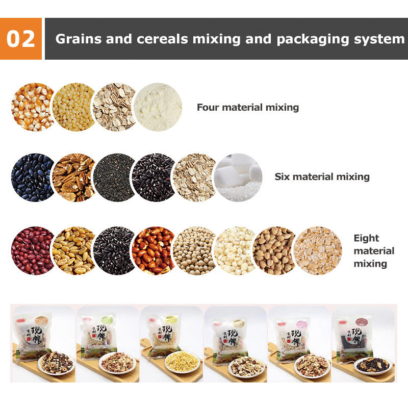 Bird Feed Prefabricated Bag Packing Machine Dog Food Cat Food Packaging Machine Multifunctional Granule Packaging Equipment Multihead Weigher Machine