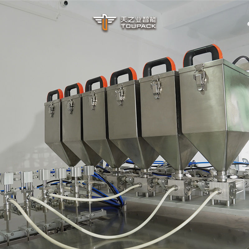 Auto Multi Lane Sachet Packing Multi Lane Track Ketchup Liquid Sachet Packaging Machines Multi Lane Honey Sachet Packing Machine