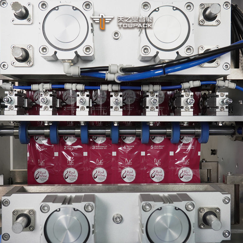 Auto Multi Lane Sachet Packing Multi Lane Track Ketchup Liquid Sachet Packaging Machines Multi Lane Honey Sachet Packing Machine