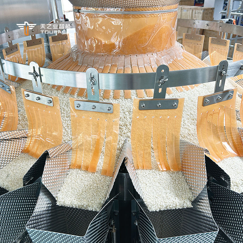 Automatic Pistachio Popcorn Corn Flakes Roasting Peanuts Packing Machine Cashew Nuts Multihead Weigher Packaging Machine