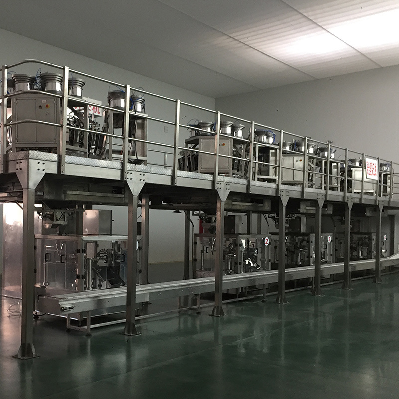 High-accuracy Automatic Multihead Weigher Packing Machine with 220V Power and 1 Year Warranty