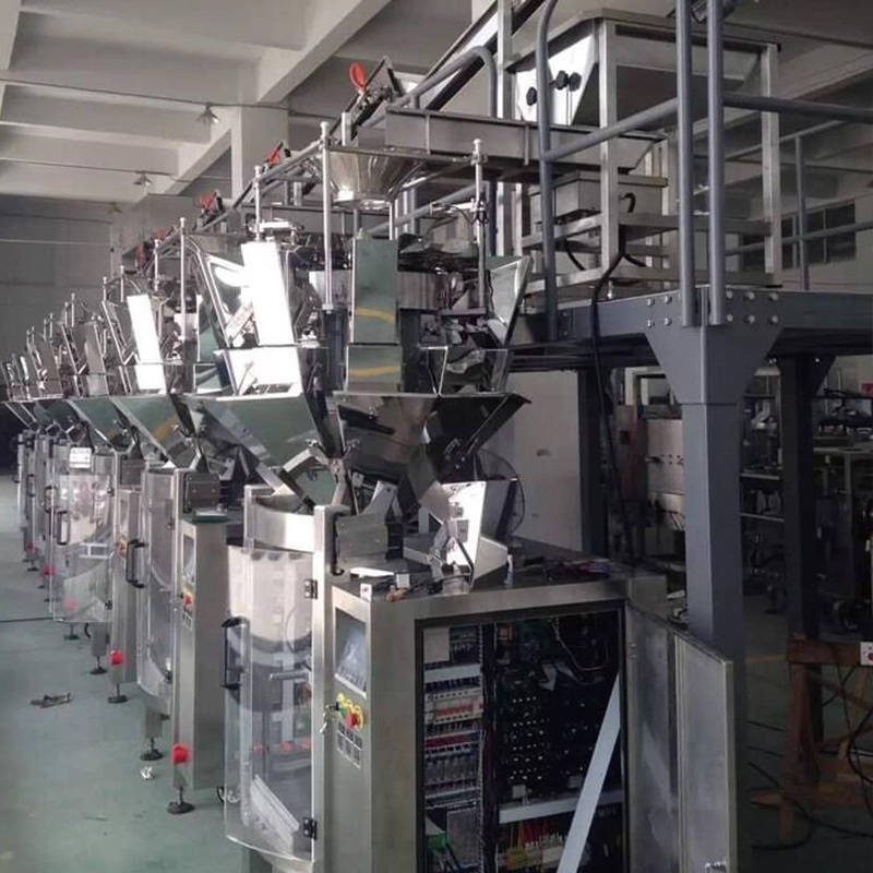 High-accuracy Automatic Multihead Weigher Packing Machine with 220V Power and 1 Year Warranty