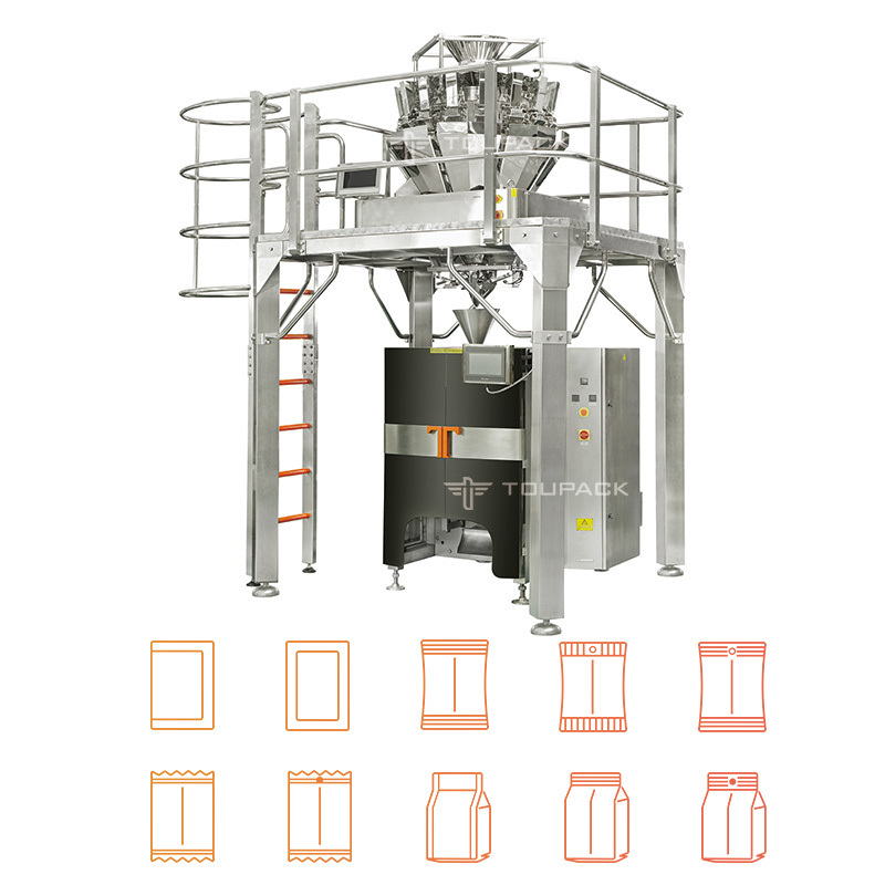 High-accuracy Automatic Multihead Weigher Packing Machine with 220V Power and 1 Year Warranty