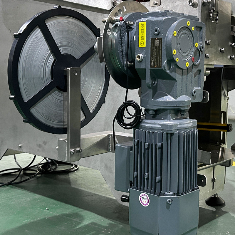 Continuous Mesh Bag Packaging Machine Automatic Fast Packaging Corn Seafood Bacon Onion Mesh Bag Sealing Machine