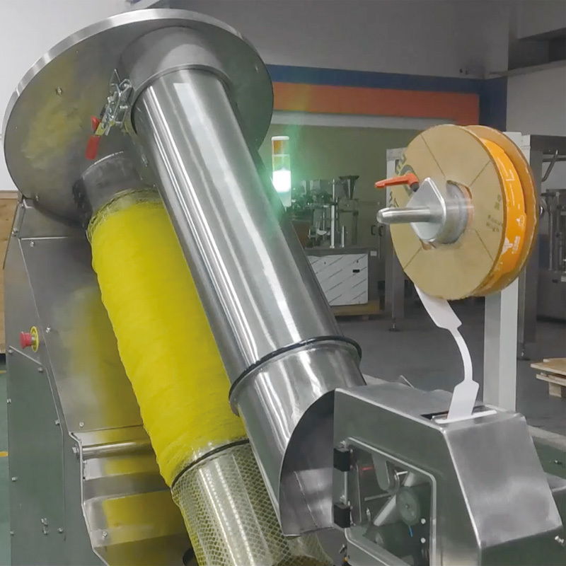 High Speed Full-automatic Stainless Steel 304/316 Mesh Bag Baler for Fruit and Vegetables with 25-40 BPM Packaging Speed