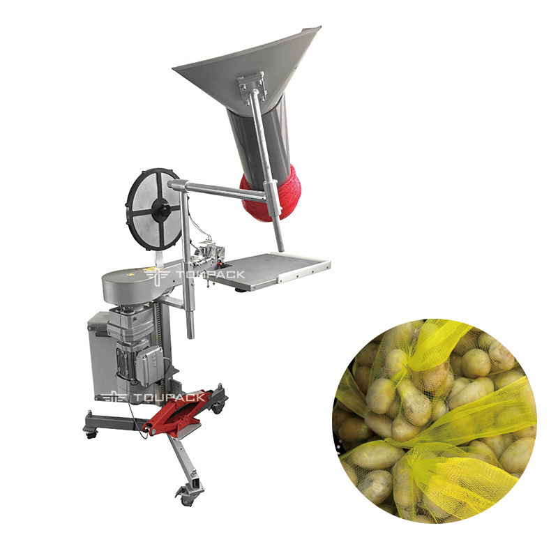 TOUPACK PP Onion Garlic and Potato Packing Net Bag Making Machine Net Packing Machine
