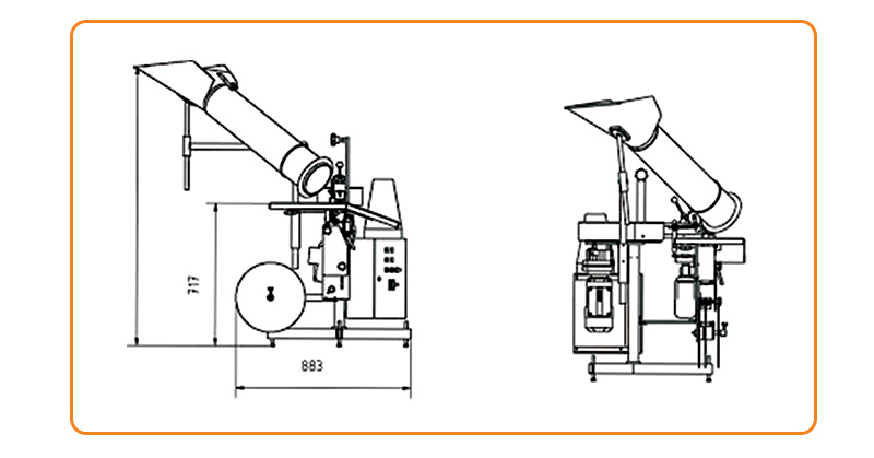 TOUPACK PP Onion Garlic and Potato Packing Net Bag Making Machine Net Packing Machine