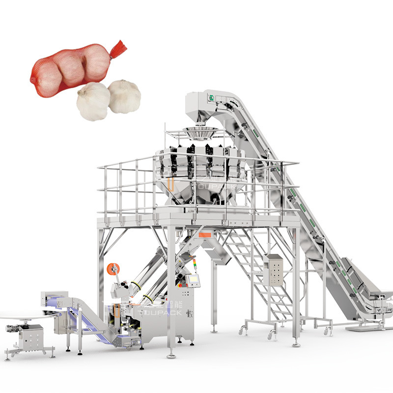 Automatic Net Bag Packing Machine with Stainless Steel 304/316 Construction 30bag/min Capacity and 1.5 Years Warranty