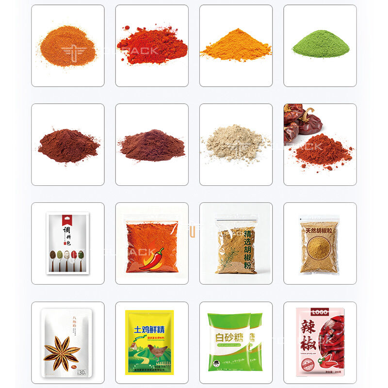 Automatic 50g 100g 200g Pouch Sachets Chilli Pepper Powder Packing Machine Spice Powder Food Powder Packaging Equipment