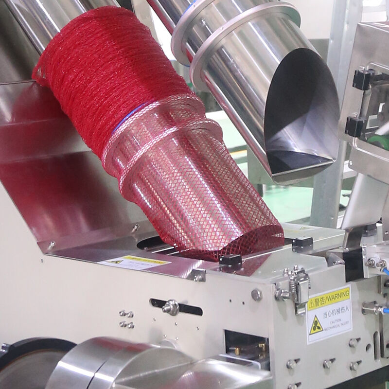 Automatic Net Clipping Machine Mesh Bag Packaging Machine for Onions Potatoes Citrus Fruits Avocados Apples Kiwis Tomatoes and Fresh Produce