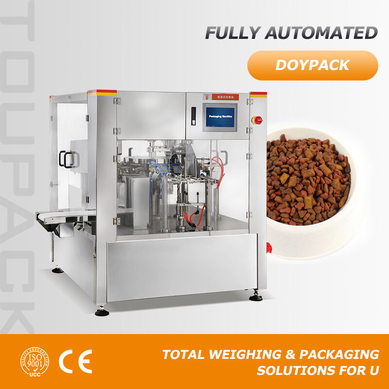 Automatic Doypack Packing Machine for Cashew Almond Peanut Snack Food Stand Up Pouches