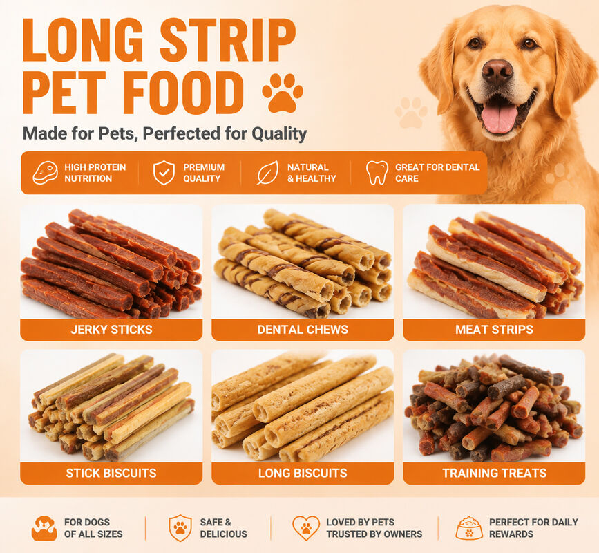 Dog Food Packaging Machine | Specialized Multihead Weigher for Long Strip Jerky & Chew Sticks Anti-Clogging