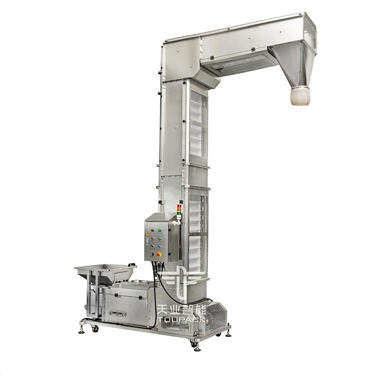 SUS304 Food Grade PP Z Type Bucket Elevator Conveyor