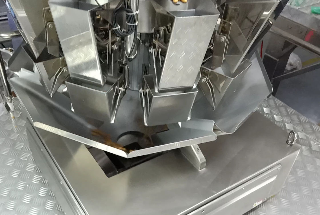 65 WPM Multihead Weigher Packing Machine 10'' Color Touch Screen