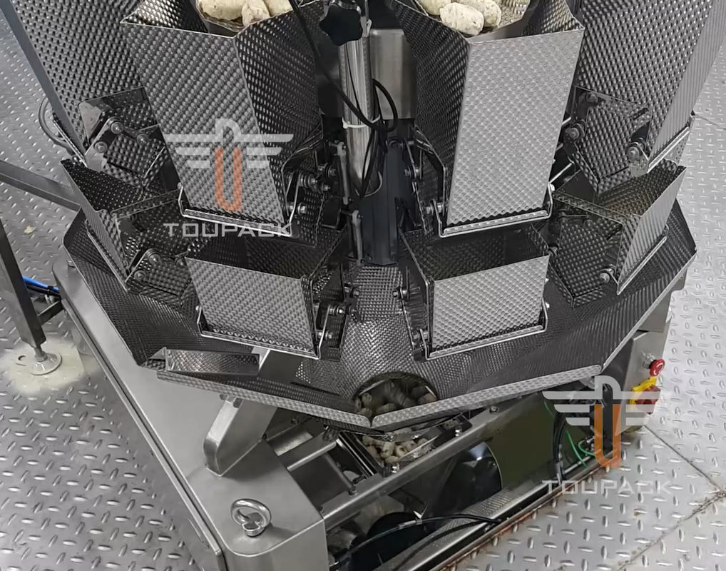 65 WPM Multihead Weigher Packing Machine 10'' Color Touch Screen