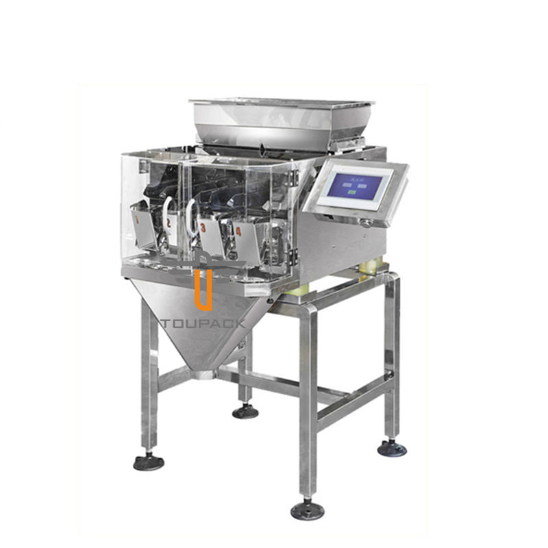 0.8 / 3.0 / 8.0L Hopper Linear Weigher Scale Dosing For Sugar Salt Powder MCU Control System