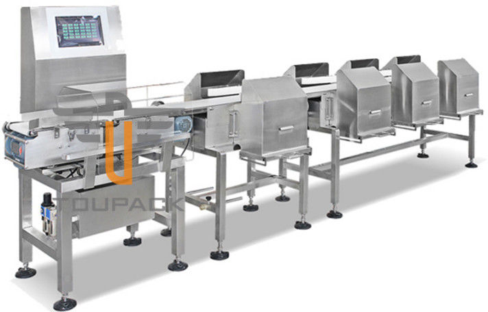 Horizontal Weight Grader Sorting Machine Multi Weight Sorting Checkweigher PLC Control