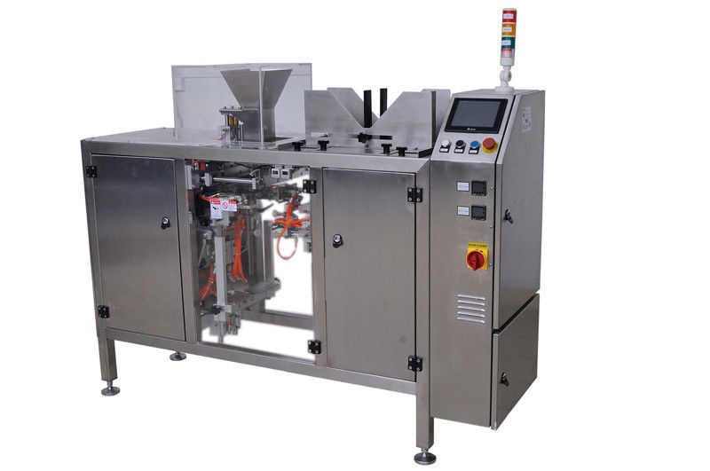 Premade Pouch Packing Machine15 Bags / Min Oil Liquid Food Pouch Filling Sealing Machine Mini Doypacker