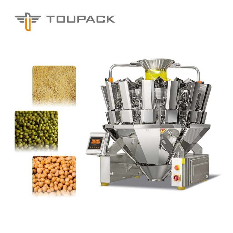Granules Multihead Weigher 0.8/1.6L Granules Multihead Weigher Multiweight Machine Nuts Plain Plate/ Dimple Palte