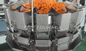 Spicy Potato Cubes Weighing Packing Machine Full Automatic 14 Head Hopper Multihead Weigher
