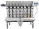Waterproof Stainless Steel  High Speed Horizontal 8 Heads Sticky Material Multihead Weigher For Oily Food Dimple Plate